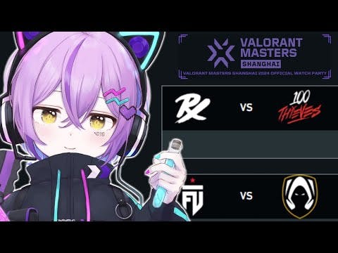 👾VALORANT Masters Shanghai - Playoffs Stage Day 10 ウォッチパーティー＃MastersCostream【 ぶいすぽっ！/紫宮るな 】